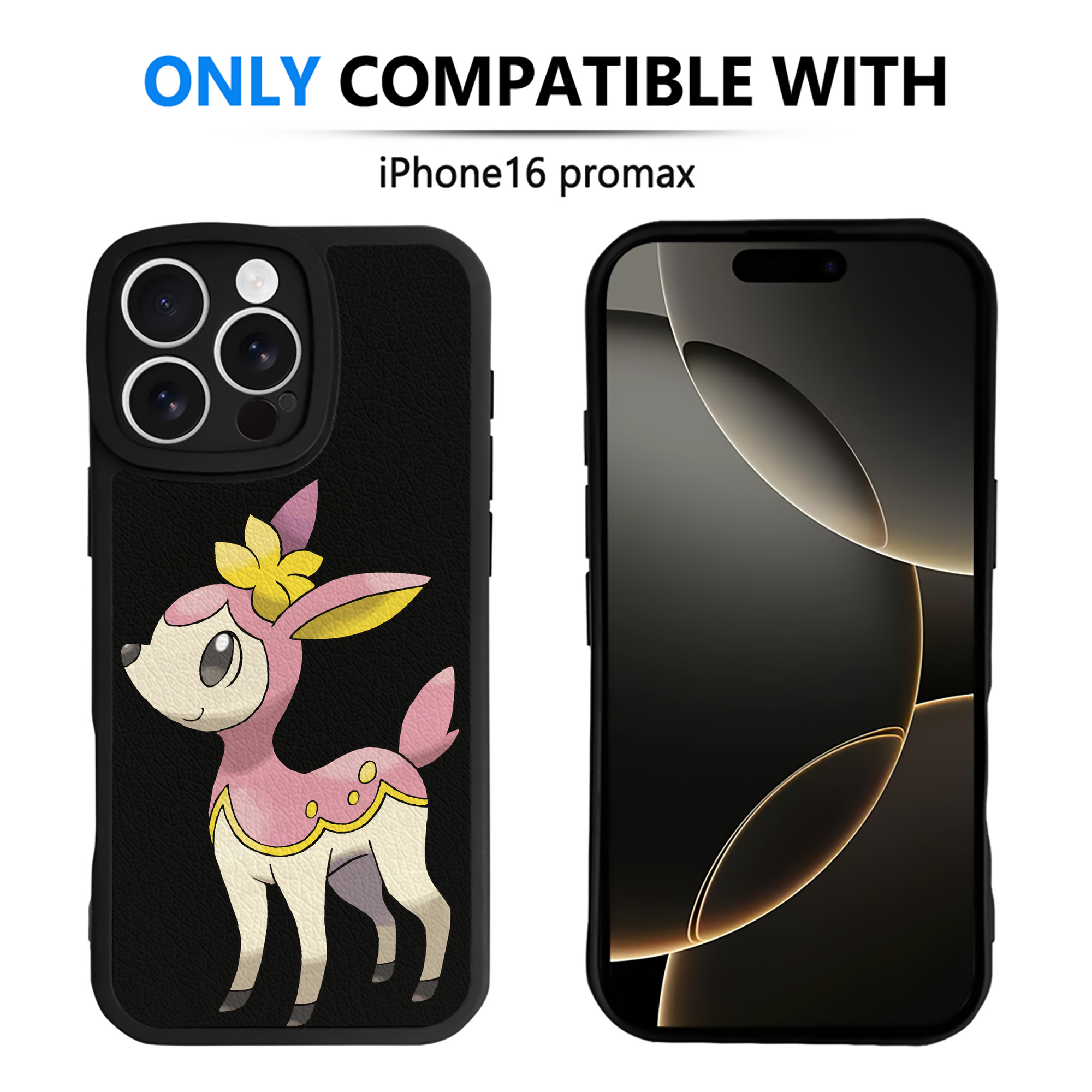（画像用） ポケットモンスター Pokémon 【iPhone 16シリーズ対応】シリコンスマホケース（レザー調） 材質：シリコン